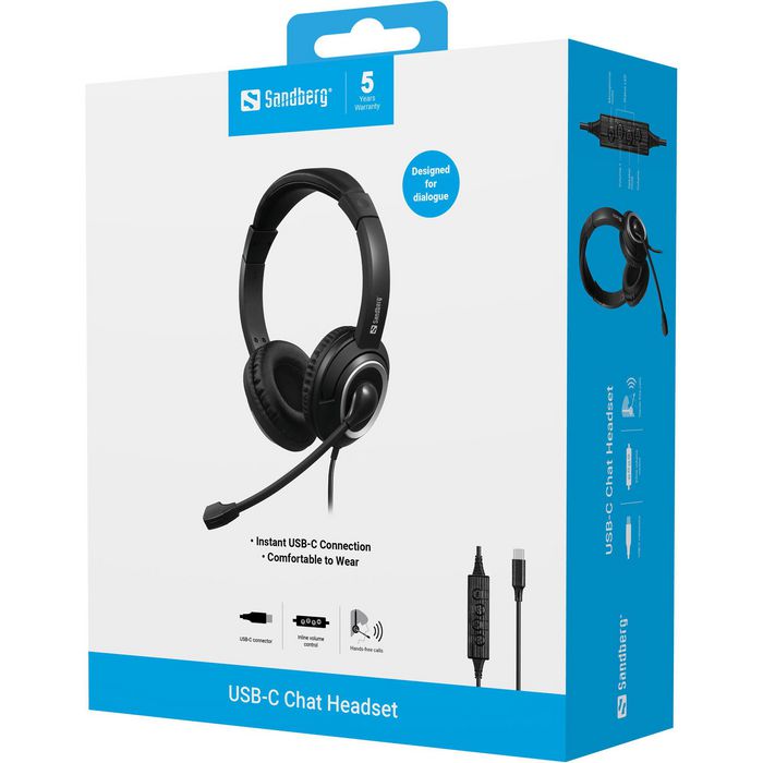 SANDBERG SANDBERG USB-C Chat Headset