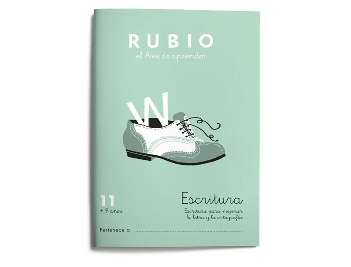 Rubio Cuaderno Caligrafía Nº 11 - Desarrollo Destrezas Motrices Lenguaje Escrito