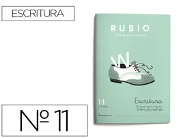 Rubio Cuaderno Caligrafía Nº 11 - Desarrollo Destrezas Motrices Lenguaje Escrito