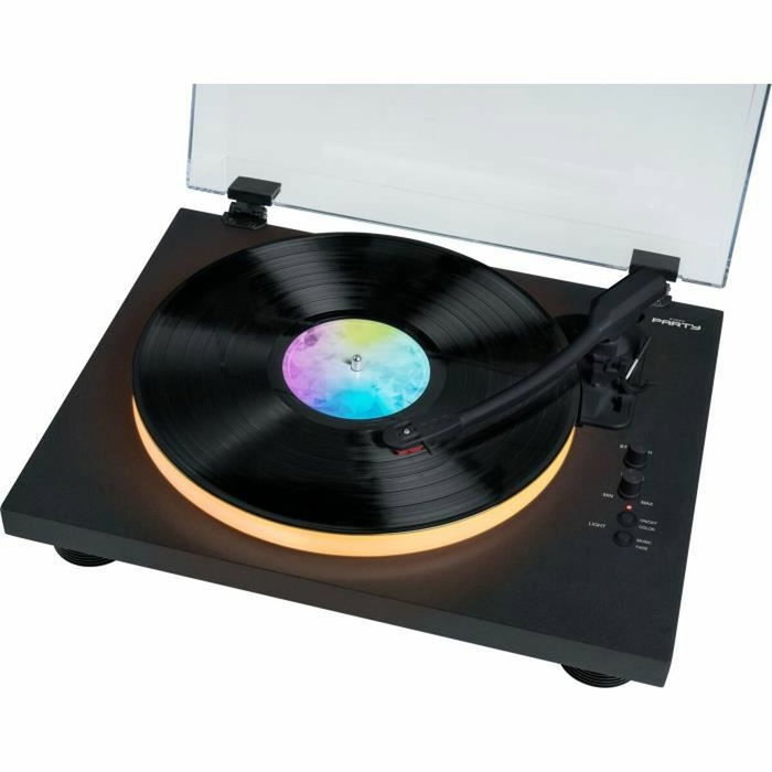 Bigben Interactive Tocadiscos con Plato Iluminado, Bluetooth y Efectos de Luz M30 Bigben Interactive Tocadiscos con Plato Iluminado, Bluetooth y Efectos de Luz M30
