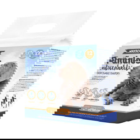 Nayeco Pañal Para Perro Macho Talla L (50-60 cm) - 12 Unidades Nayeco Pañal Para Perro Macho Talla L (50-60 cm) - 12 Unidades