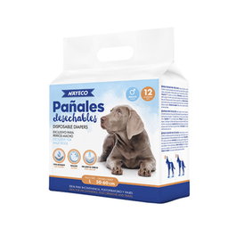 Nayeco Pañal Para Perro Macho Talla L (50-60 cm) - 12 Unidades