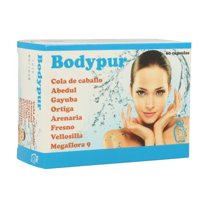 Dis Bodypur 60 Cápsulas Complemento Alimenticio Contra Retención de Líquidos