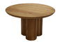 DKD Home Decor Mesa de centro de acacia Natural 80x80x45