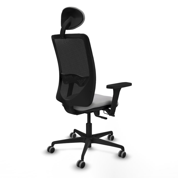 PIQUERAS Y CRESPO Silla de oficina Zulema con mecanismo Sincro/Traslack, Gris claro y Negro PIQUERAS Y CRESPO Silla de oficina Zulema con mecanismo Sincro/Traslack, Gris claro y Negro