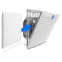 DeLOCK 67469 Ventilador industrial de pared con filtro