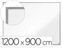 NOBO Pizarra Blanca Magnética Essence de Acero Vitrificado 120x90 cm