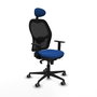 PIQUERAS Y CRESPO Silla de oficina Jorquera Azul y Negra