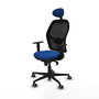 PIQUERAS Y CRESPO Silla de oficina Jorquera Azul y Negra