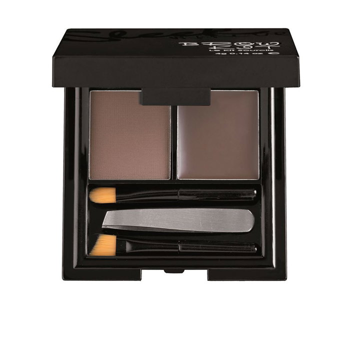 Sleek Brow Kit #Light Maquillaje de Cejas Completo con Cera, Polvos, Pinzas y Pincel para Esculpir, Definir y Realzar, Vegano 3,8 g