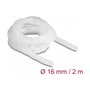 DeLOCK Manguera en espiral flexible de 2 m x 16 mm transparente
