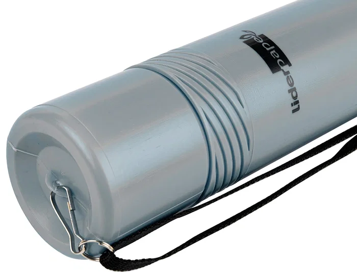 Liderpapel Portaplanos Plástico, Extensible hasta 80 cm, Diámetro 6 cm, Gris Liderpapel Portaplanos Plástico, Extensible hasta 80 cm, Diámetro 6 cm, Gris