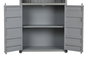 DKD Home Decor Estantería Vintage Gris 44 x 168.5 x 87 cm Metal y MDF Contenedor