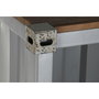 DKD Home Decor Estantería Container Gris Metal y MDF