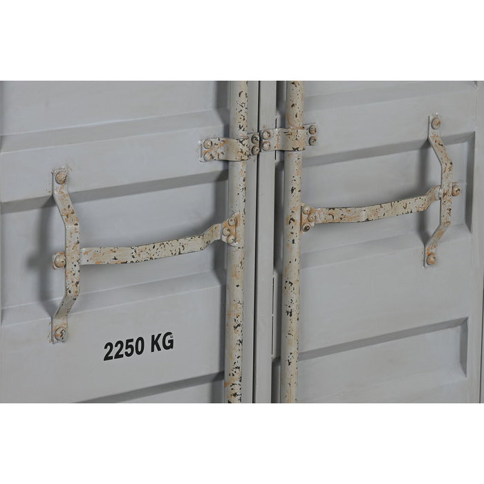 DKD Home Decor Estantería Container Gris Metal y MDF DKD Home Decor Estantería Container Gris Metal y MDF
