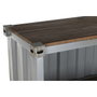 DKD Home Decor Estantería Container Gris Metal y MDF