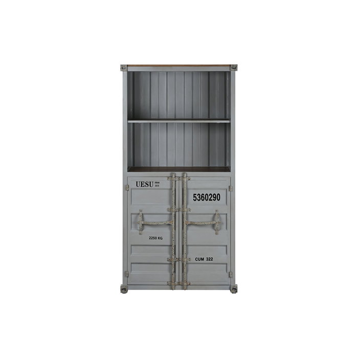 DKD Home Decor Estantería Container Gris Metal y MDF DKD Home Decor Estantería Container Gris Metal y MDF