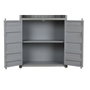 DKD Home Decor Estantería Container Gris Metal y MDF
