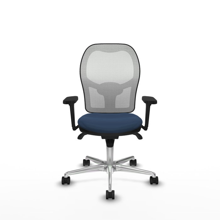 PIQUERAS Y CRESPO Silla de oficina Jorquera Azul marino y Blanco PIQUERAS Y CRESPO Silla de oficina Jorquera Azul marino y Blanco