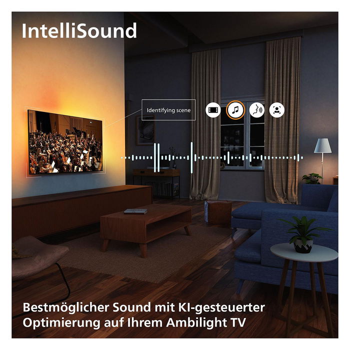 Philips 48OLED760/12 TV OLED 4K Ultra HD 121 cm (48") Smart TV, Ambilight, 120 Hz