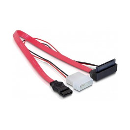 DeLOCK Cable Micro SATA 0,3 m con conector de 7 pin en ángulo hacia arriba