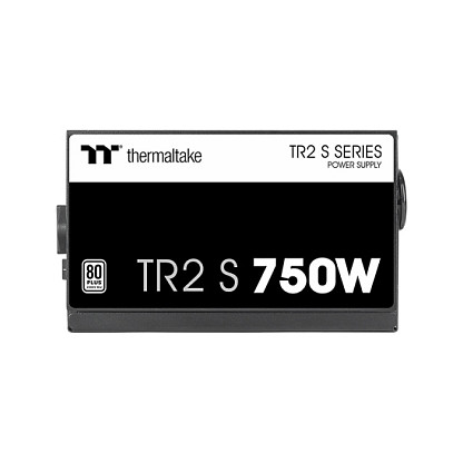 Thermaltake TR2 S 750W Fuente de Alimentación ATX 80 Plus 750 W, Negro, No Modular, 1 Ventilador de 12 cm, 100000 h MTBF