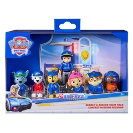 Spin Master SPI6074759 - Multipack de 7 Figuras de la Patrulla Canina, Búsqueda y Rescate