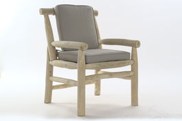 DKD Home Decor Sillón Balines Gris Claro Natural 80 x 92 x 65 cm