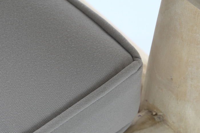 DKD Home Decor Sillón Balines Gris Claro Natural 80 x 92 x 65 cm