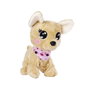 Chichi Love Peluche interactivo Baby Boo - 30 cm - Marrón y rosa