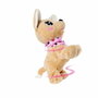 Chichi Love Peluche interactivo Baby Boo - 30 cm - Marrón y rosa