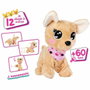 Chichi Love Peluche interactivo Baby Boo - 30 cm - Marrón y rosa