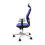 PIQUERAS Y CRESPO Silla de oficina Jorquera con mecanismo Sincro, Azul