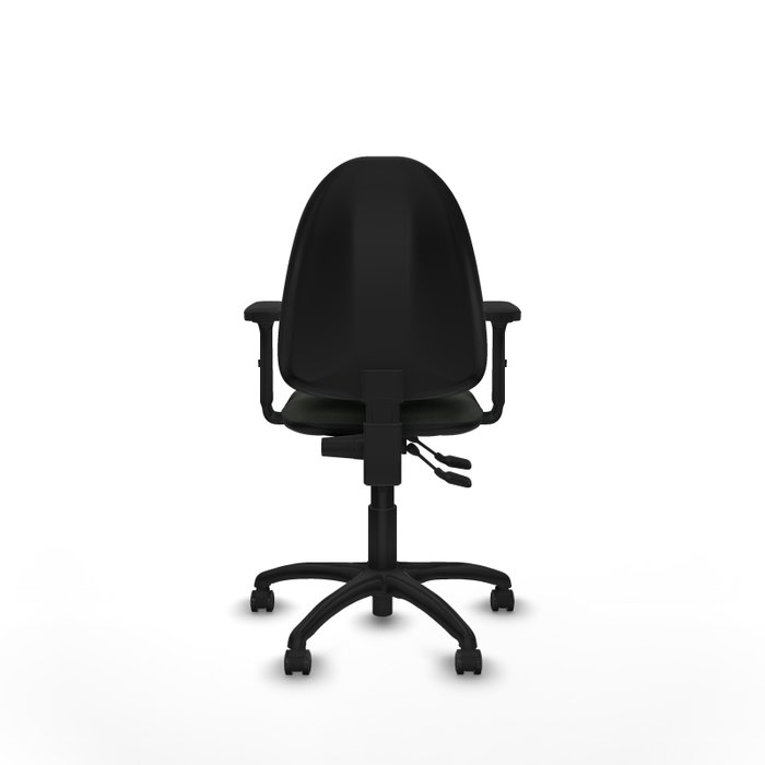 PIQUERAS Y CRESPO Silla de oficina Aýna Negra con Brazos 2D PIQUERAS Y CRESPO Silla de oficina Aýna Negra con Brazos 2D