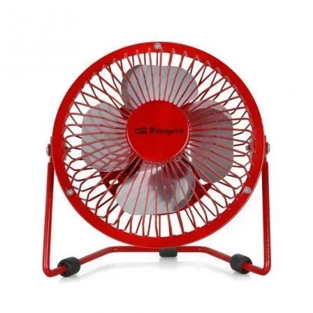 Mini Ventilador USB Orbegozo PW 1021/ Rojo