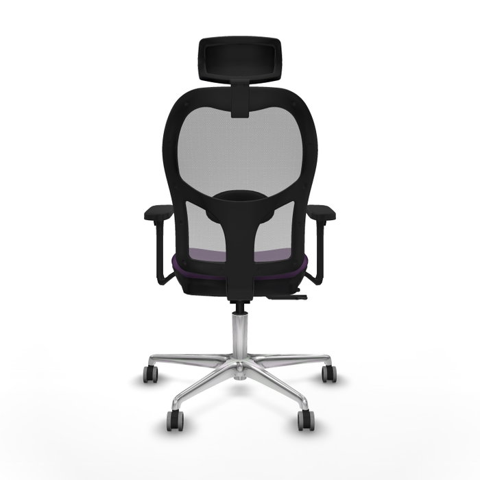 PIQUERAS Y CRESPO Silla de oficina Jorquera Sincro/Traslack Morado y Gris