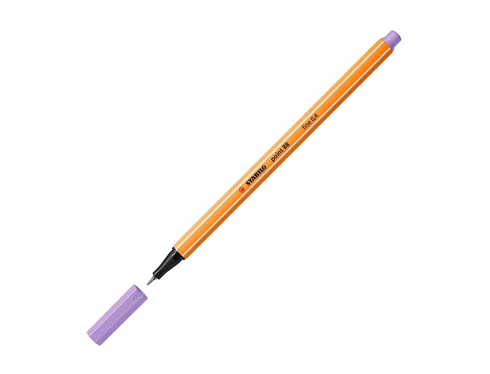 Stabilo Point 88 Rotulador Lila Claro 0,4 mm Caja de 10 Unidades