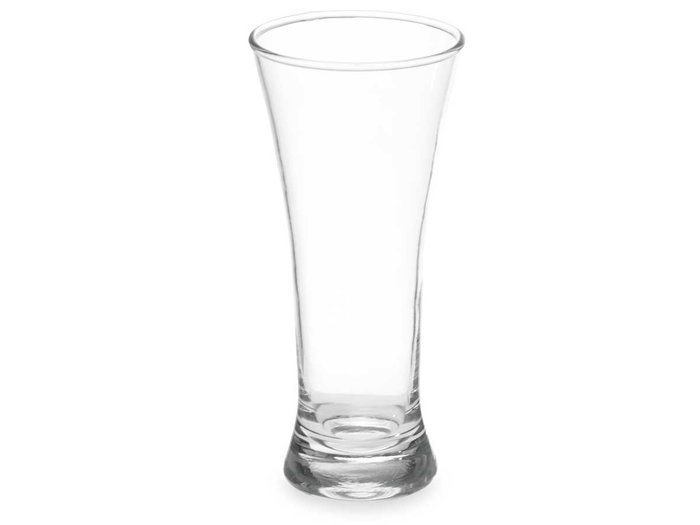 Vivalto Vaso Vidrio Cónico Transparente 320 ml 7.5 x 17 x 7.5 cm (Set de 12)