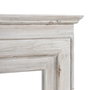 Frontal de chimenea Blanco Madera de abeto Madera MDF 117 x 20 x 102 cm