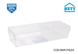 Kety Caja Ordenación Modular 22.5 cm x 8 cm x 5.3 cm (24 Unidades)