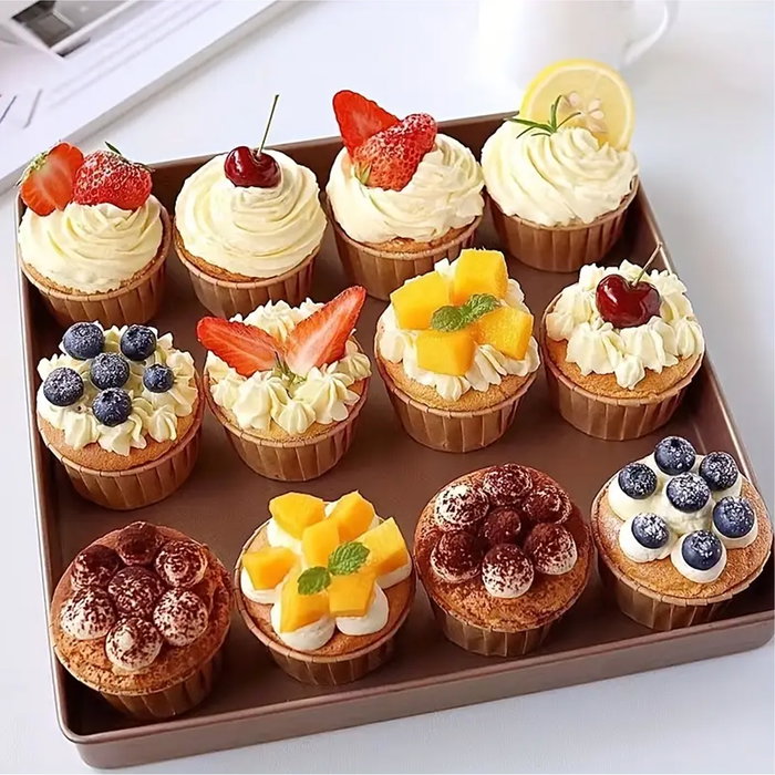 Algon Set 50 Moldes Horno Papel 5 x 4 cm (36 Unidades)