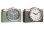 DKD Home Decor Set de 2 Relojes Despertadores de PVC Negro y Verde