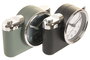 DKD Home Decor Set de 2 Relojes Despertadores de PVC Negro y Verde