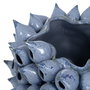 Jarrón Azul Cerámica Decoración 36,50 X 35,50 X 24 cm
