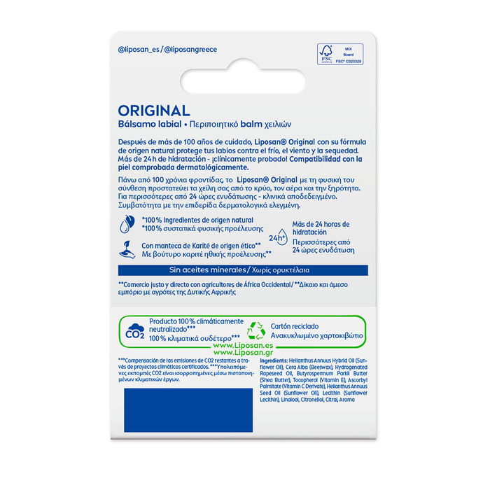 Liposan classic azul 4,8 gr Bálsamo labial