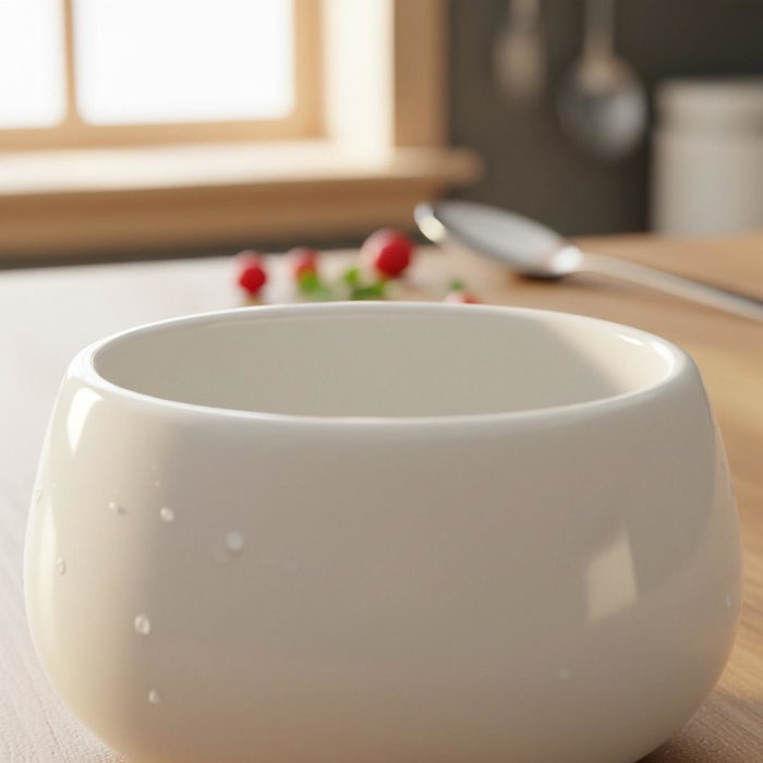 Quid Mini Bol Porcelana Select Blanco 5,3 cm