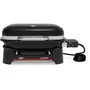 Weber Barbacoa Eléctrica Compacta Lumin - 2.2 kW - Acero Esmaltado Negro - Superficie de Cocción 28x43 cm