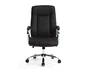 Q-connect Silla de Dirección Vero NA Simil Piel Base Metálica Ruedas Premium Negro Ancho 63 cm x Profundidad 70 cm x Altura 116-124 cm