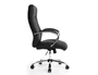 Q-connect Silla de Dirección Vero NA Simil Piel Base Metálica Ruedas Premium Negro Ancho 63 cm x Profundidad 70 cm x Altura 116-124 cm