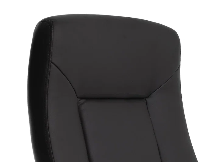 Q-connect Silla de Dirección Vero NA Simil Piel Base Metálica Ruedas Premium Negro Ancho 63 cm x Profundidad 70 cm x Altura 116-124 cm